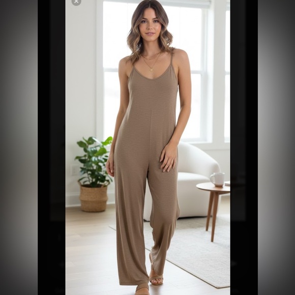 Emery Rose Pants - Emery rose Brown Jumpsuit size L